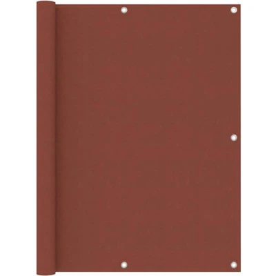 Afbeelding van Balkonscherm 120x500 cm oxford stof terracotta