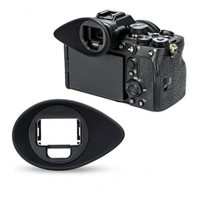 Afbeelding van JJC oculair voor Sony Alpha A7 IV, A7S III en A1 digitale camera Vervangt FDA EP19 Update met 360 draaibaar ontwerp