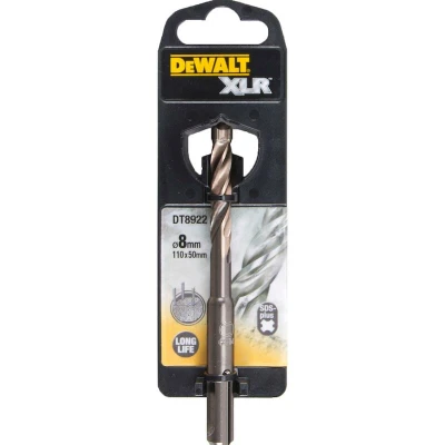 Image de DEWALT DT8922 QZ Perceuse à percussion SDS Plus XLR avec pointe en carbure 8x50x110mm