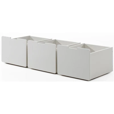 Afbeelding van KidsOnly Pino Set Van 3 Lades Wit