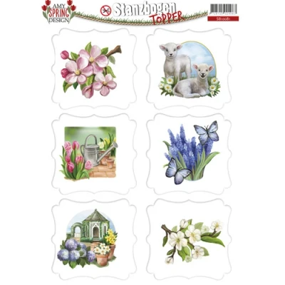 Afbeelding van Nr. 5 Topper Spring 3D Push Out Amy Design