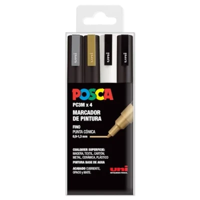 Afbeelding van Markeerset POSCA PC 3M GSWB Multicolour