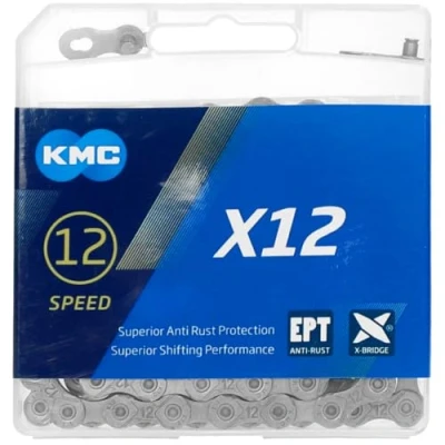 Afbeelding van Ketting 12 speed KMC X12 EPT 126 schakels zilver