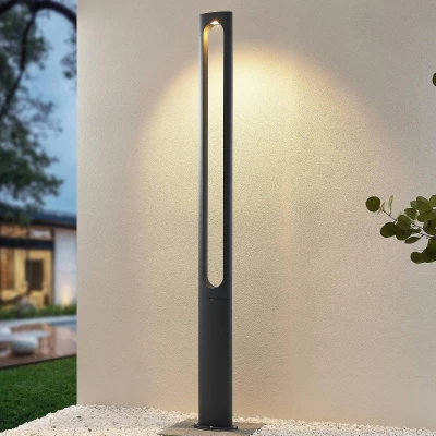 Afbeelding van Lucande Dovino LED lantaarnpaal, 200 cm