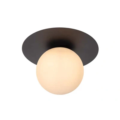 Afbeelding van Lucide TRICIA Plafonnière Ø 25 cm 1xE27 Zwart