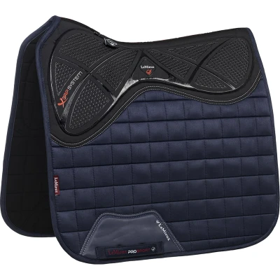 Afbeelding van LeMieux Zadeldekje X Grip Square Dressuur Navy L (Full)