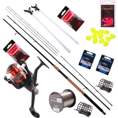 Afbeelding van Ultimate Specialist Feeder set 3.60m (20 80g) Witvis