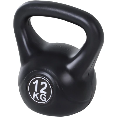 Afbeelding van HOMCOM Kettlebell Kunststoff, Sand 27L x 21B 31H cm Schwarz
