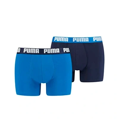 Afbeelding van 2 x Puma Boxershort Basic True Blue maat L