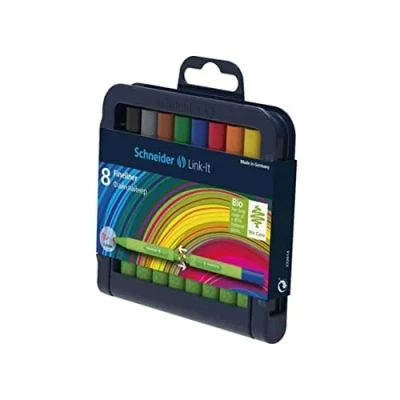 Afbeelding van Schneider S 191298 Fineliner Link It 0,4Mm Assorti 8 Stuks