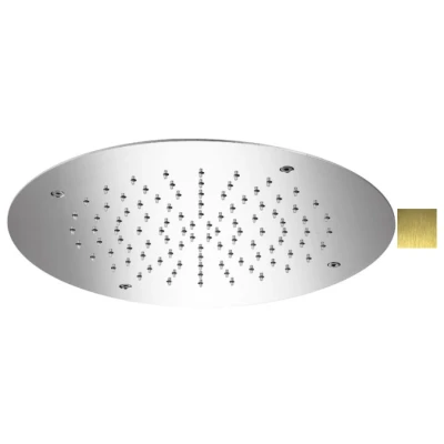 Afbeelding van SB Round Temptation Regendouche inbouw 38 cm PVD Goud 1208955804