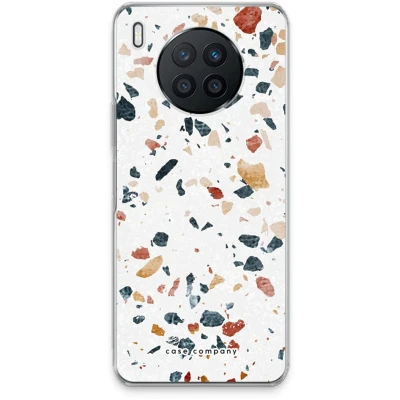 Afbeelding van Case Company® hoesje geschikt voor Huawei Nova 8i Terrazzo N4 Soft Cover Telefoonhoesje Bescherming aan alle Kanten en Schermrand