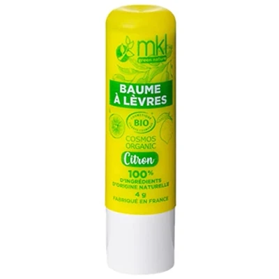Afbeelding van MKL Green Nature Biologische Lippenbalsem 4 g (Smaak : Citroen)