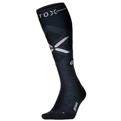 Afbeelding van STOX Energy Socks Skisokken voor Mannen Premium Compressiesokken Ski Sokken van Merinowol Geen Koude Voeten Kramp Snowboard Mt 46 49