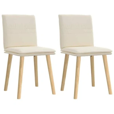 Image de vidaXL Chaises à manger lot de 2 Lin4101266