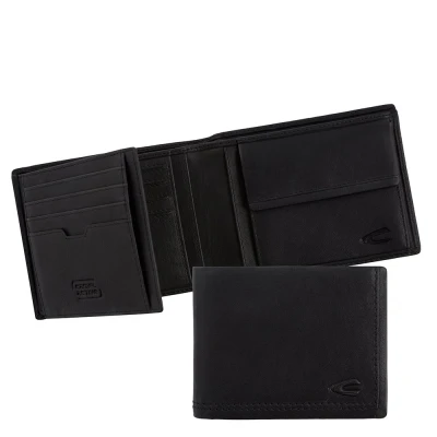 Afbeelding van Camel Active Osaka Billfold black Heren portemonnee