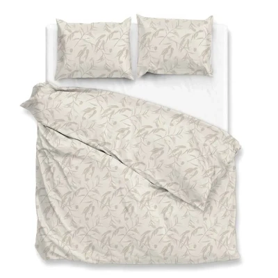 Afbeelding van Zohome Fiori di Satinado Dekbedovertrek Lits jumeaux 240x200/220 cm Off White