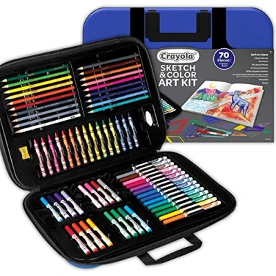 Afbeelding van Crayola Hobbypakket Sketch and Color Art Kit Voor Kinderen