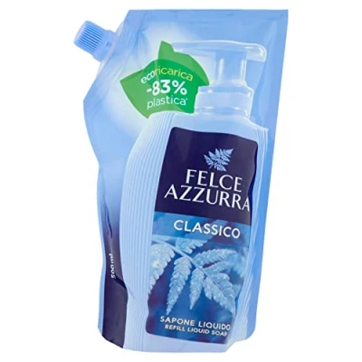 Afbeelding van Felce Azzurra Ecoricarica Klassieke vloeibare zeep, 500 ml