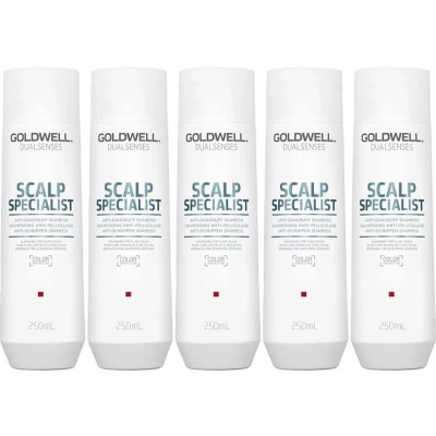Afbeelding van 10x Goldwell Dualsenses Scalp Specialist Anti Dandruff Shampoo 250ml bundel/set/pakket