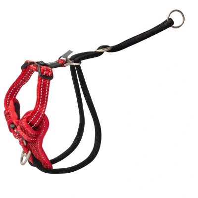 Afbeelding van Rogz Utility Stop Pull Tuig Rood Hondenharnas 32 52x1.6 cm