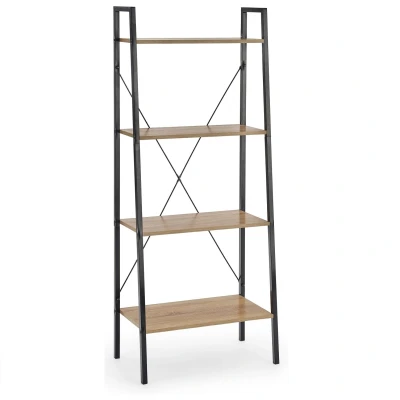 Afbeelding van Wandrek Narvik 2 van 148 cm hoog sonoma eiken