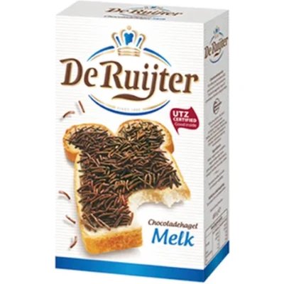 Afbeelding van De Ruijter Hagel Melk 18x390g