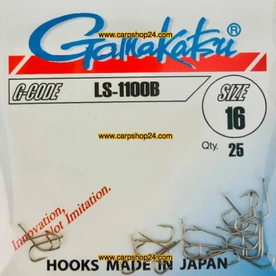 Afbeelding van Gamakatsu LS 1100 Bronze Haak Met weerhaak 5 Maten 16