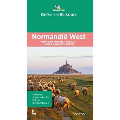 Afbeelding van Michelin De Groene Reisgids Normandië West Kleurloos Reisboeken &amp; Kaarten