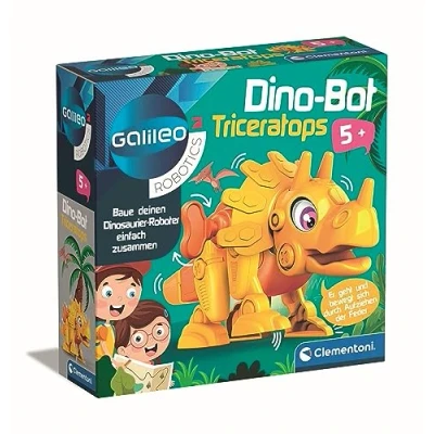 Afbeelding van Clementoni Galileo Robotics DinoBot Triceratops 59326 Dinosaurus modelbouwset, speelgoedrobot voor kinderen vanaf 5 jaar