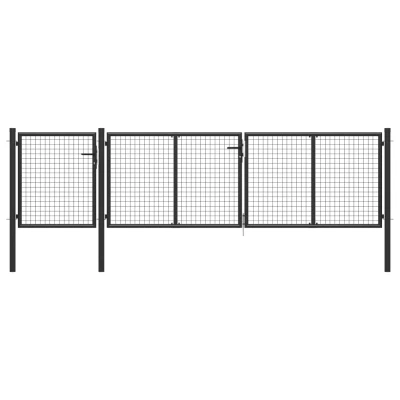 Afbeelding van Poort 400x100 cm staal antraciet