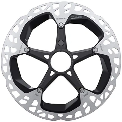 Afbeelding van Shimano Remschijf Rt em910 203 Mm Rvs Center lock Zilver