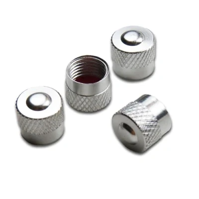 Afbeelding van Pitlane Performance® Aluminium Ventieldopjes; Set van 4 Schrader Ventieldoppen Geschikt voor Auto, SUV, Motor &amp; Fiets Duurzame Bescherming Wielventielen (Zilver, Racing)