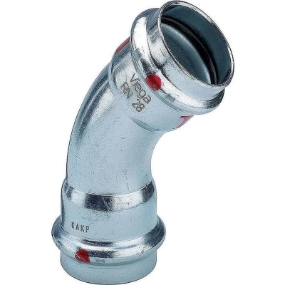 Afbeelding van Viega Prestabo bocht 15 mm 45 gr staal