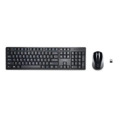 Afbeelding van Toetsenbord en draadloze muis Kensington Zwart QWERTY Spaans