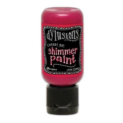 Afbeelding van Ranger Dylusions Shimmer Paint Flip Cap Bottle Cherrie Pie DYU81340 Dyan Reaveley (11 22)