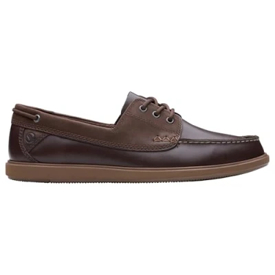 Afbeelding van Clarks Bratton Bootschoenen, Heren, Maat: 41, Dark brown Leer