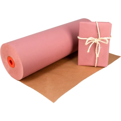 Afbeelding van Klika Kraftpapier op rol 59 cm x 400 meter 50 gram/m2 roze