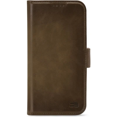 Afbeelding van Senza Desire Leather Wallet Apple iPhone 12 Mini Burned Olive