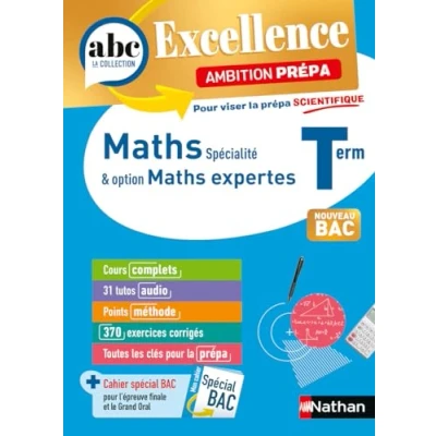 Afbeelding van MATHS TERMINALE AMBITION PREPA SCIENTIFIQUE