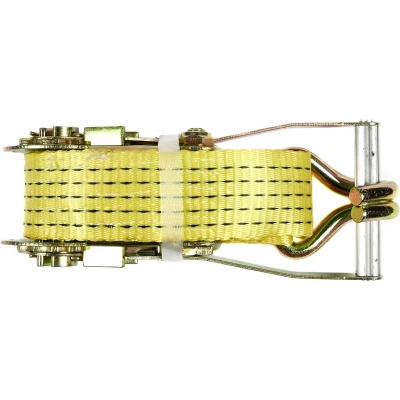 Afbeelding van Hofftech Spanband met Losse Ratel Inclusief Haak 0.5 meter Geel 5 Ton Capaciteit