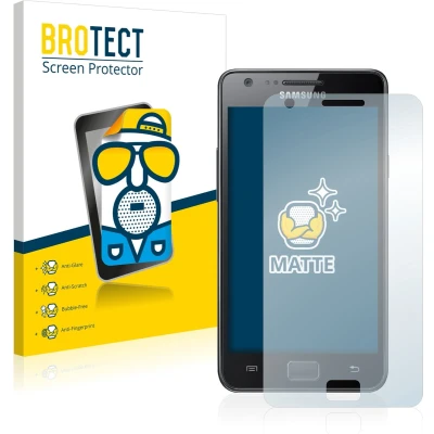 Afbeelding van BROTECT Screenprotector voor Samsung Galaxy S2 Folie Beschermfolie matte (2 Stuks)
