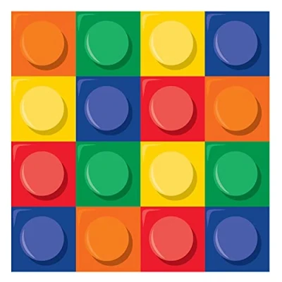 Afbeelding van Lego Blokken Servetten 33x33cm 16 stuks