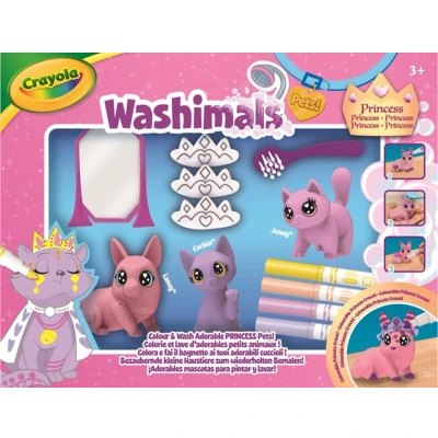 Afbeelding van Crayola Washimals Pastel Princess Pets