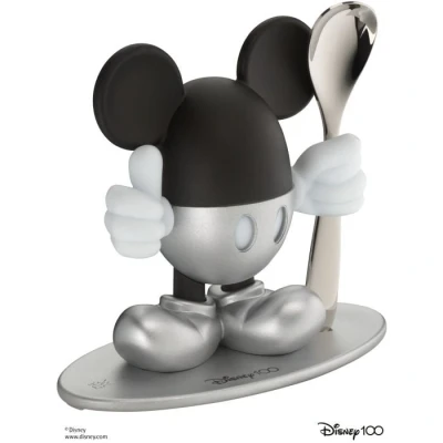 Afbeelding van Wmf Eierdopje Mickey Mouse Silver Met Lepel