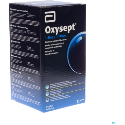Afbeelding van Oxysept 1 Step 3x 300ml + 90 tabl lenshouder] lenzenvloeistof