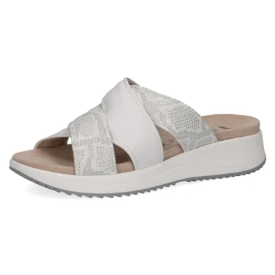 Afbeelding van Caprice Muiltjes, Dames, Maat: 42, White comb Leer