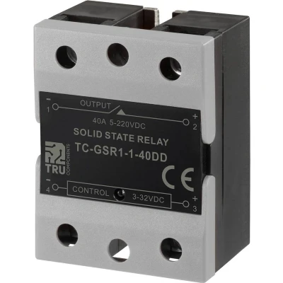 Afbeelding van TRU COMPONENTS Halfgeleiderrelais TC GSR 1 40DD 40 A Schakelspanning (max.): 220 V/DC DC circuit stuk(s)