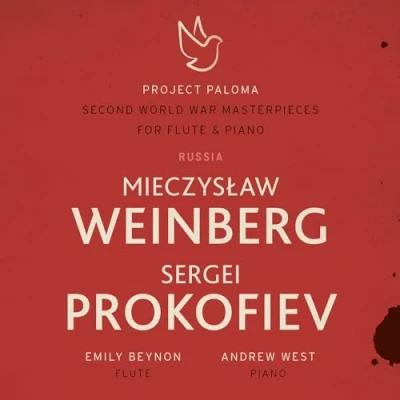 Afbeelding van Emily &amp; Andrew West Beynon Project Paloma 2 Russia: Weinberg Prokofiev Second World War Masterpieces For Flute Piano (CD)