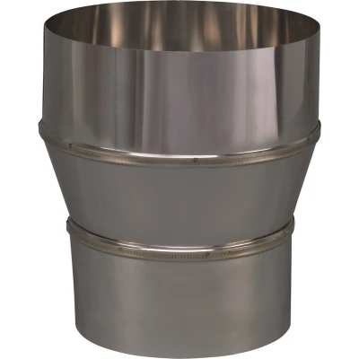 Afbeelding van Nedco Enkelwandig Rvs Verloopstuk 124 mm Uitw. 150